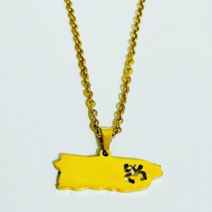 Puerto Rico gold necklace