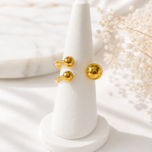 Golden Globe Minimalist Ring - Stainless Steel Ring