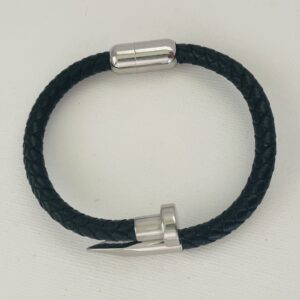 Black Leather Bracelet