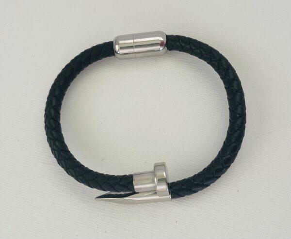 Black Leather Bracelet