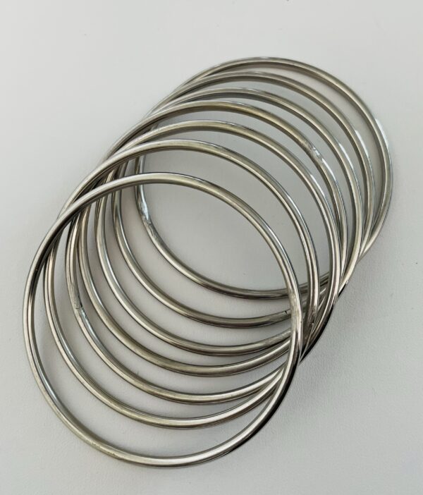 Silver Sound Bangles