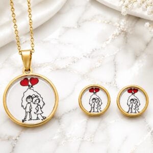 Eternal Bond Set - Stainless Steel Gold Jewelry