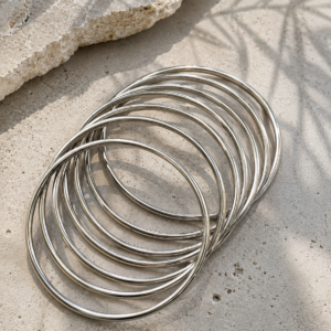 Gold Sound Gold Stainless Steel Bangles