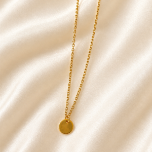 Circular Charm Necklace - Stainless Steel Necklace