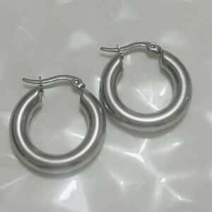 Versatile Silver Hoops